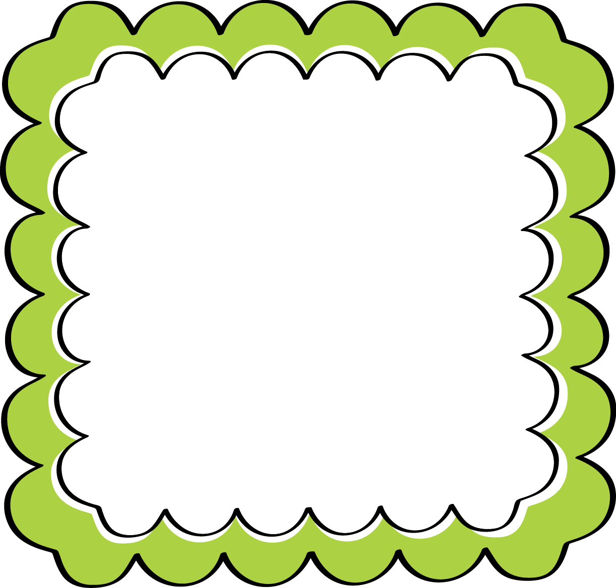 Download Green Border Frame File HQ PNG Image | FreePNGImg