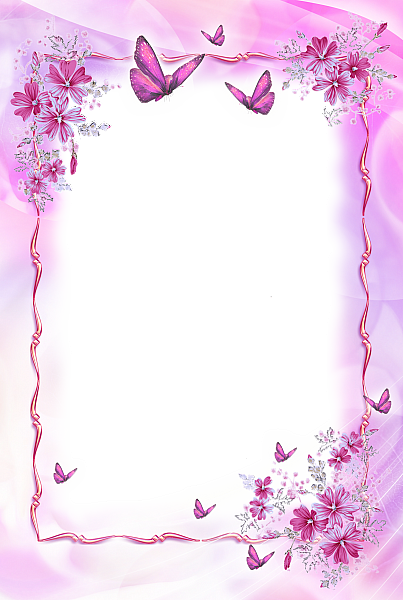 Download Pink Flower Frame Free Download HQ PNG Image | FreePNGImg