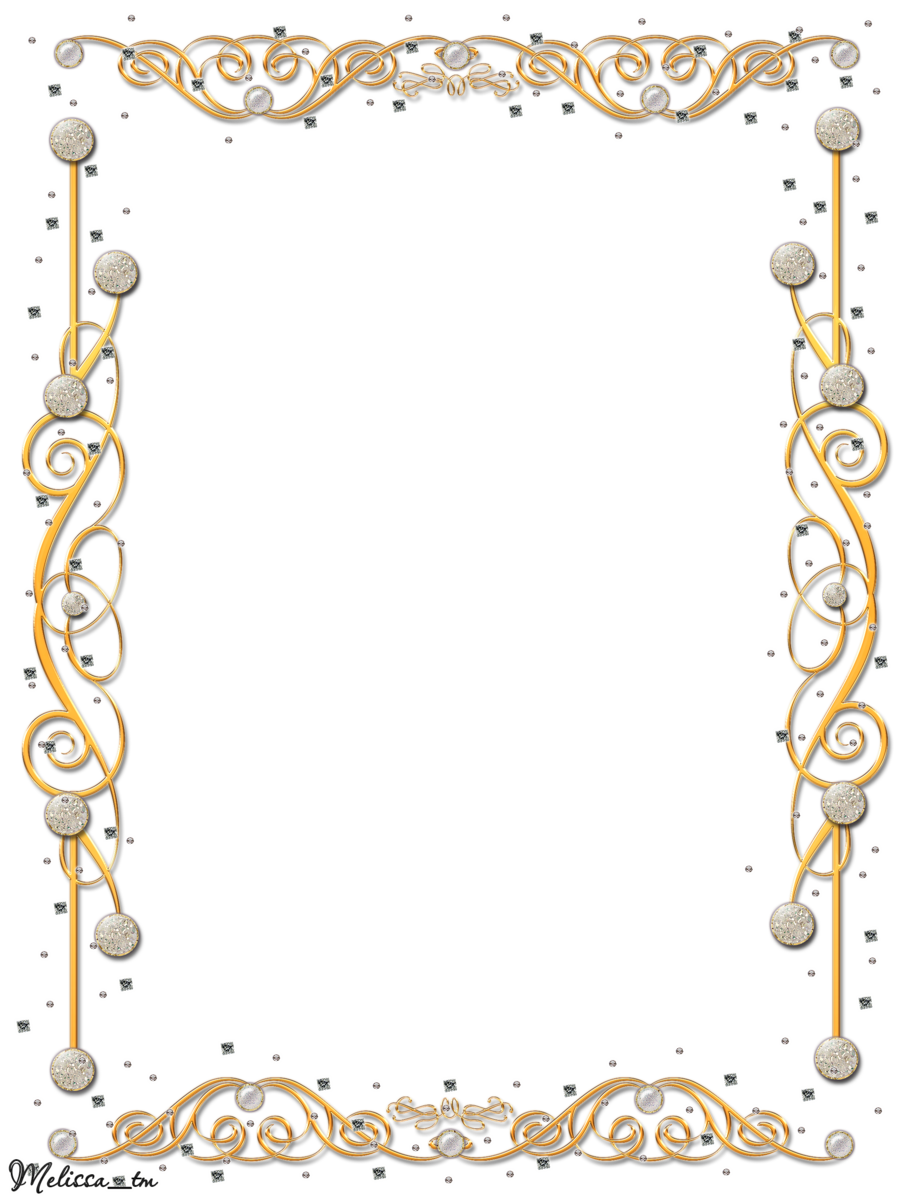 Gold Flower Frame Hd PNG Image