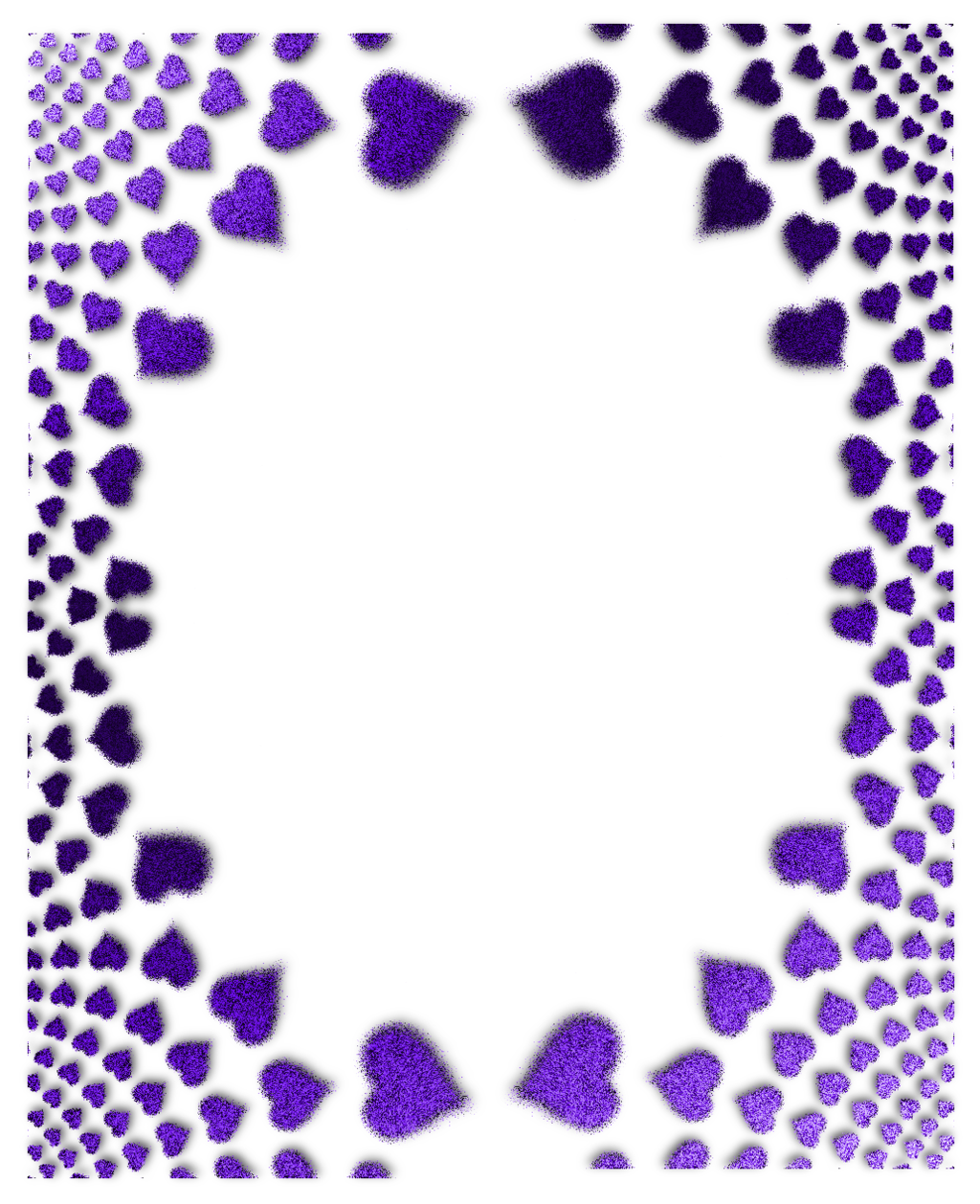 Purple Border Frame Transparent PNG Image