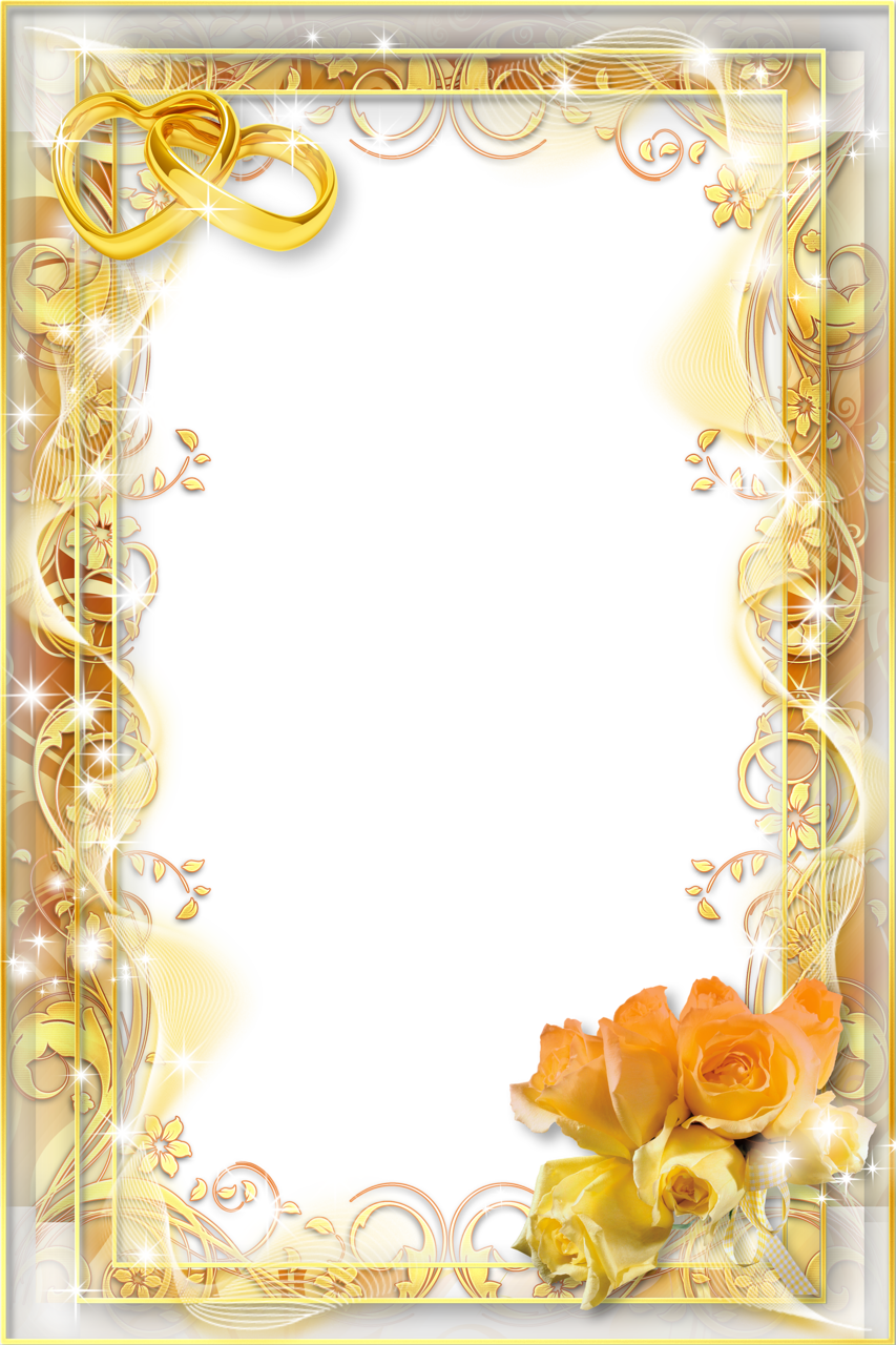 Download Gold Flower Frame Image HQ PNG Image | FreePNGImg
