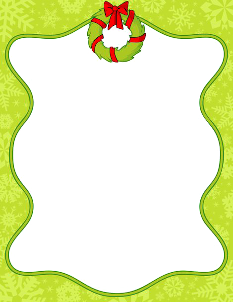 Lime Border Frame Transparent Transparent PNG Image