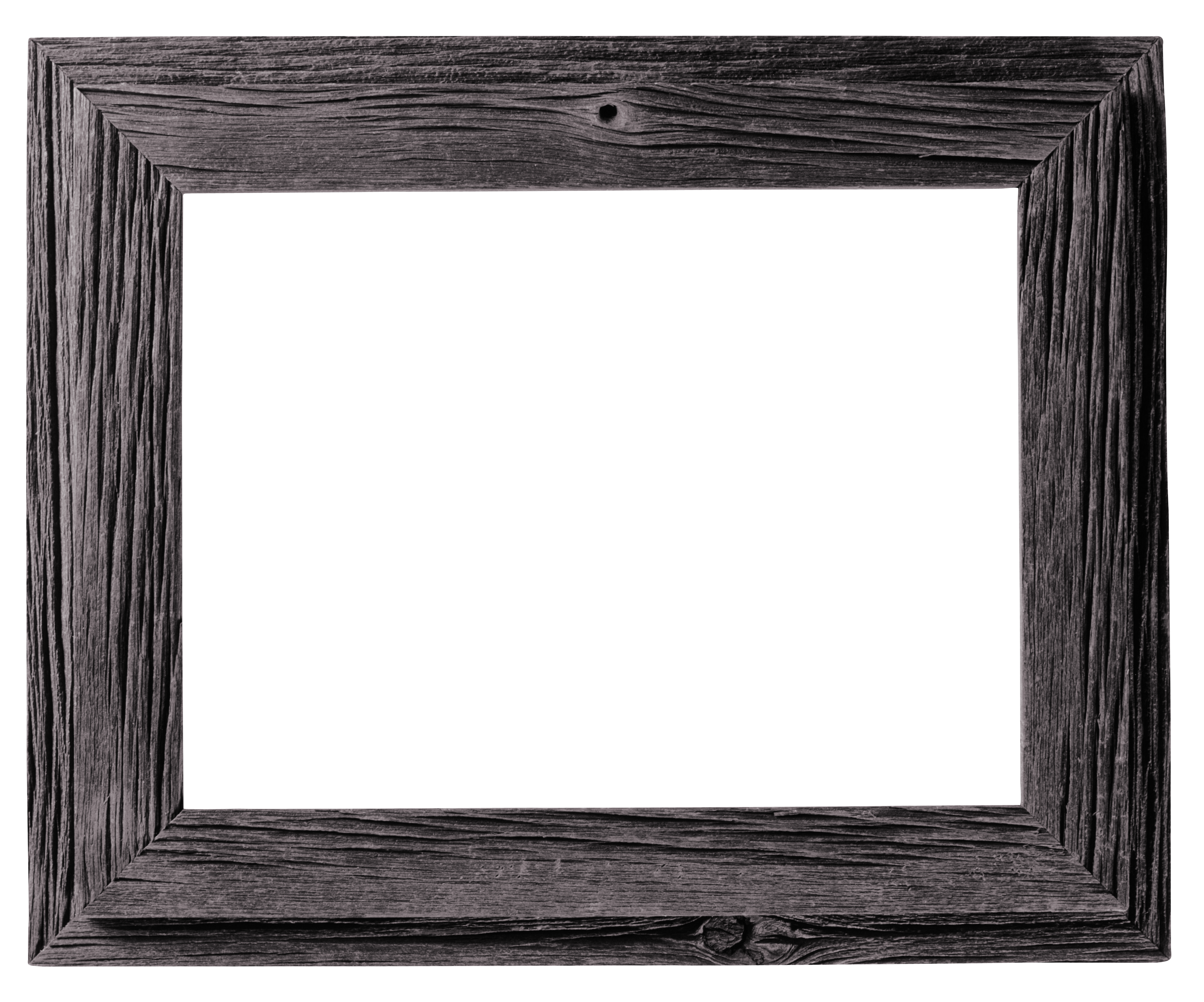 Beautiful Brown Google Picture Frame Wood Black PNG Image