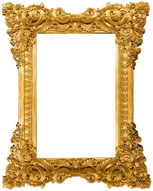 Pattern Frame Gold PNG Download Free PNG Image