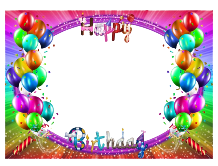 Frame Birthday Happy Free Download PNG HD PNG Image