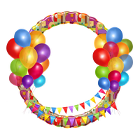 Frame Birthday Balloons Download HD