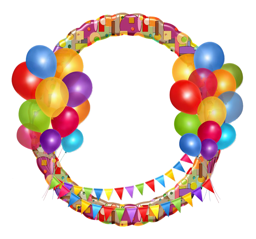 Frame Birthday Balloons Download HD PNG Image