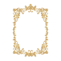 Decorative Frame Retro Gold Free Photo