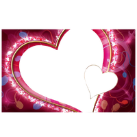 Cute Frame Pic Heart PNG Image High Quality