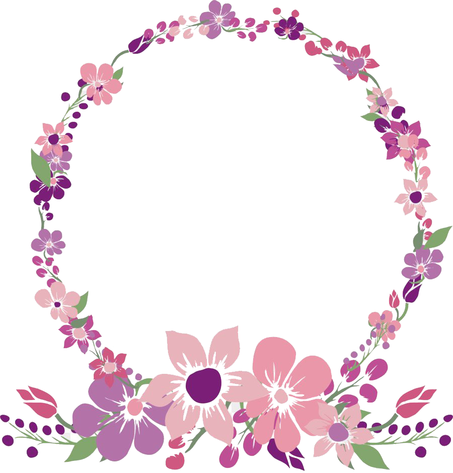 frame flower clipart