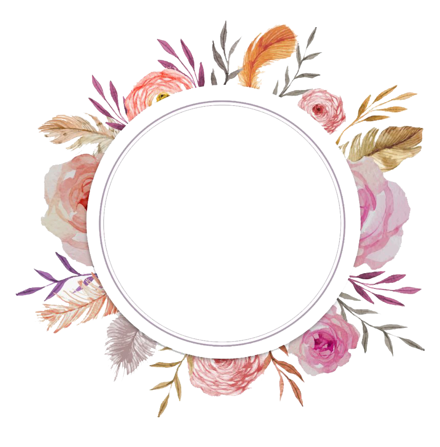 Watercolor Floral Frame Flower HQ Image Free PNG Image