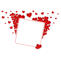 Frame Vector Love PNG File HD