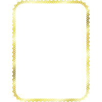 Golden Frame Border Rectangle PNG Image High Quality