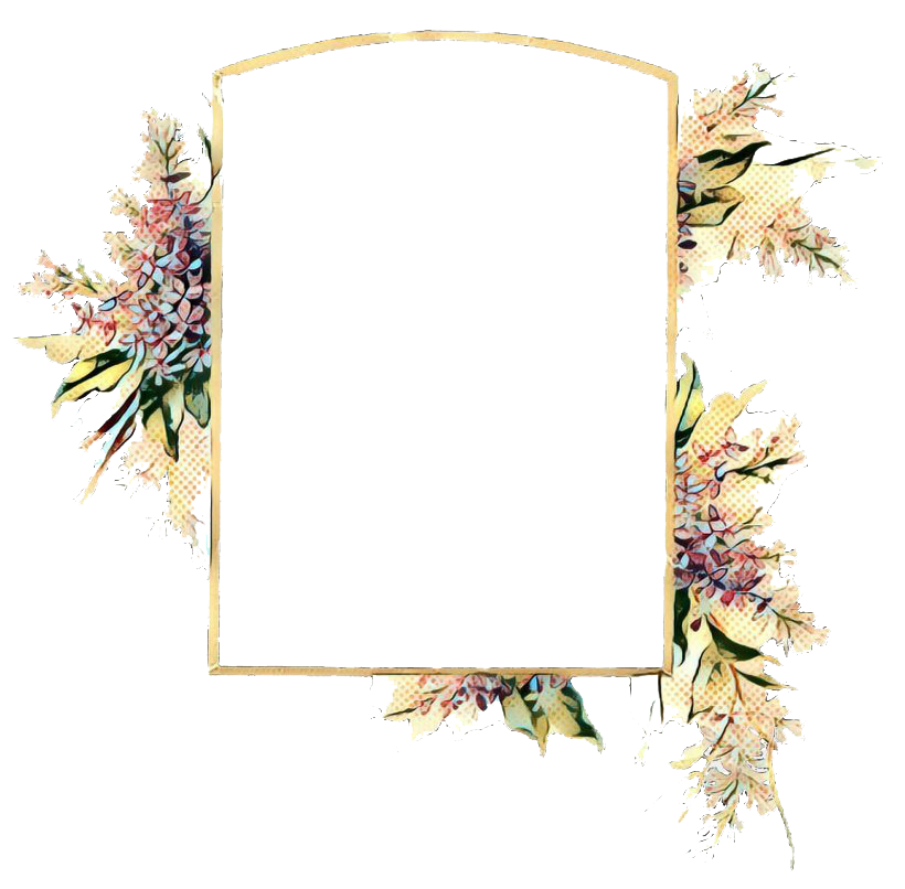 Floral Vintage Frame Free Download PNG HD PNG Image