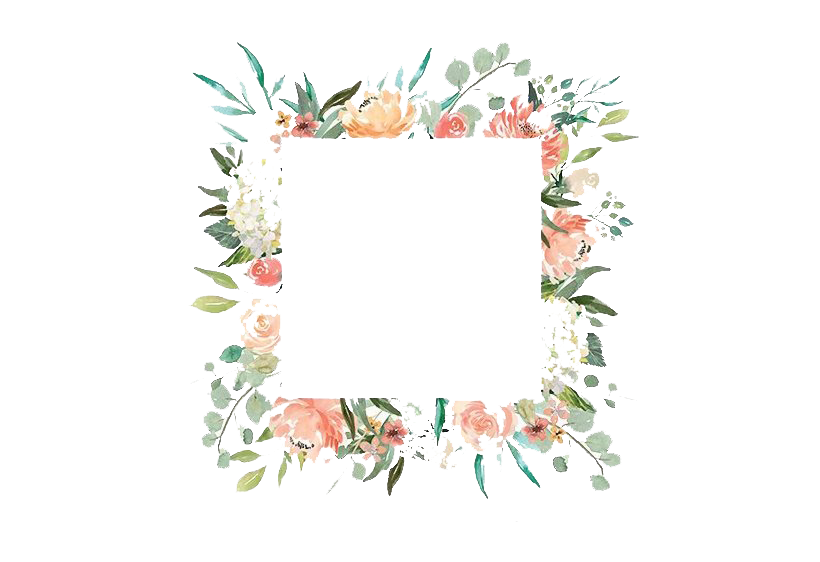 Watercolor Floral Frame Flower Free HD Image PNG Image