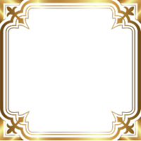 Golden Frame Luxury Free Clipart HQ