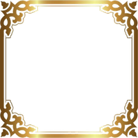 Golden Frame Luxury Photos Free Transparent Image HD