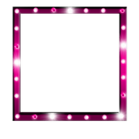 Pink Frame Square Free Transparent Image HQ
