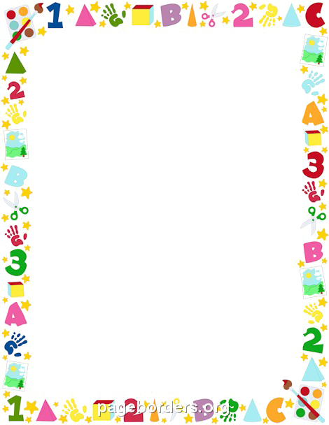 School Border Free HQ Image Transparent PNG Image