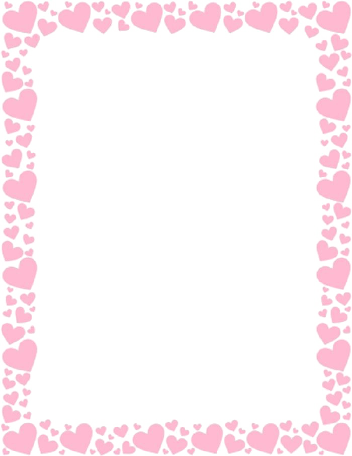 Girly Border Free HQ Image PNG Image