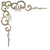 Decorative Line Gold Picture PNG Image