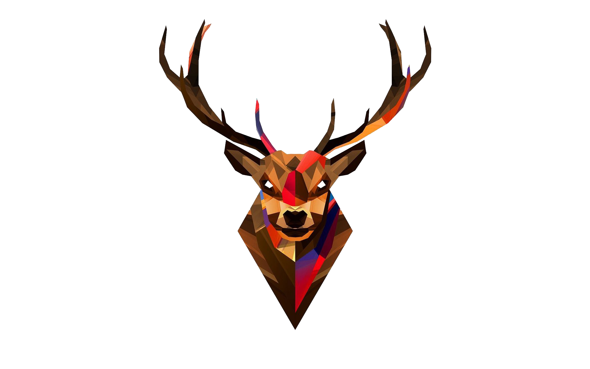 Golden deer logo, png | PNGWing
