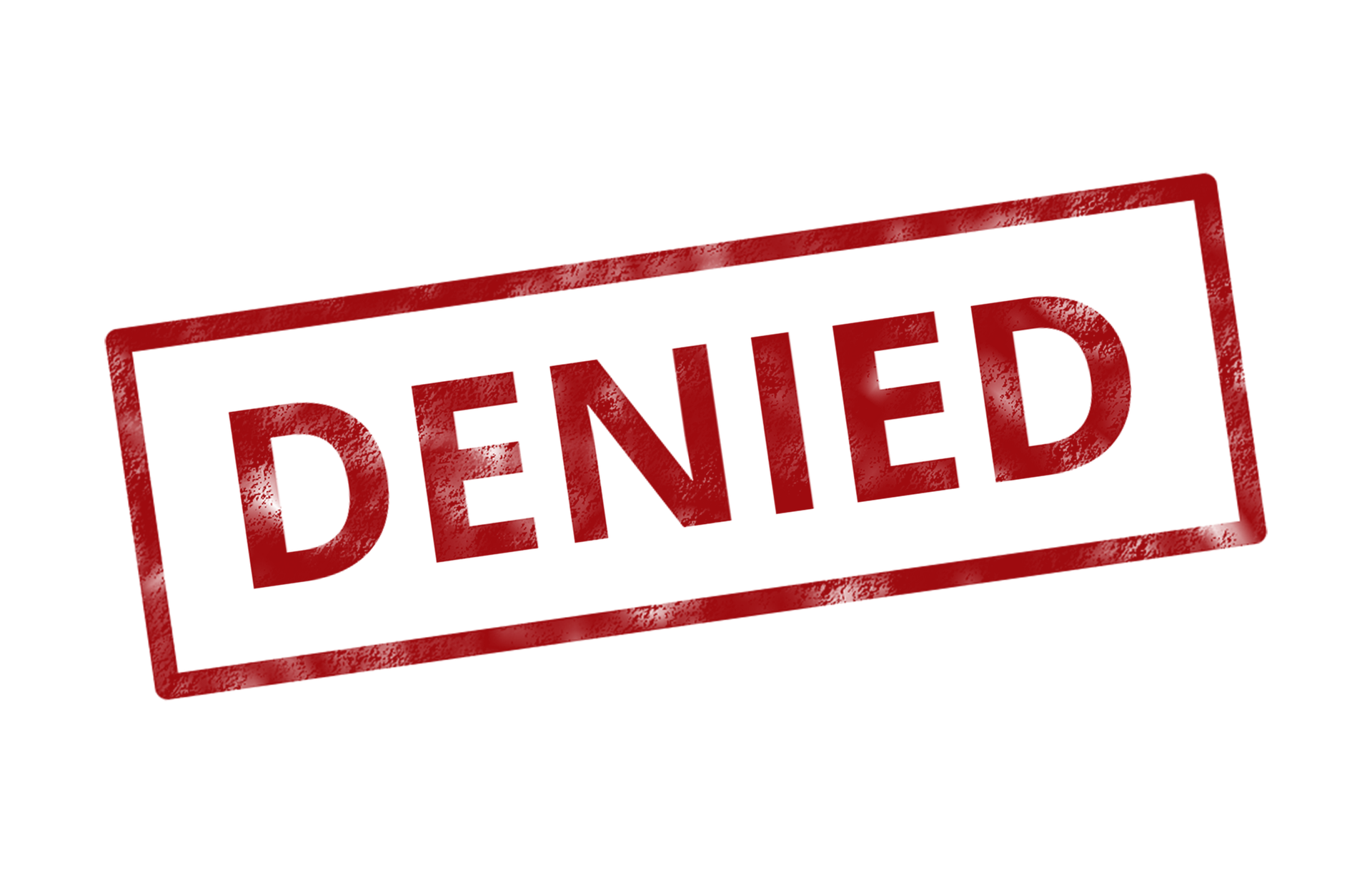 Denied Transparent PNG Image