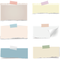 Adhesive Sticker Effect Note Paper Tape Post-It PNG Image