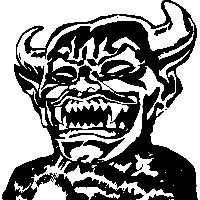 Devil Face Transparent Image PNG
