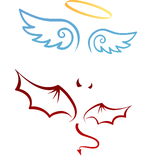 Devil Angel Material Michael Illustration Sign PNG Image