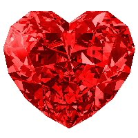 Red Heart Diamond Png Image PNG Image