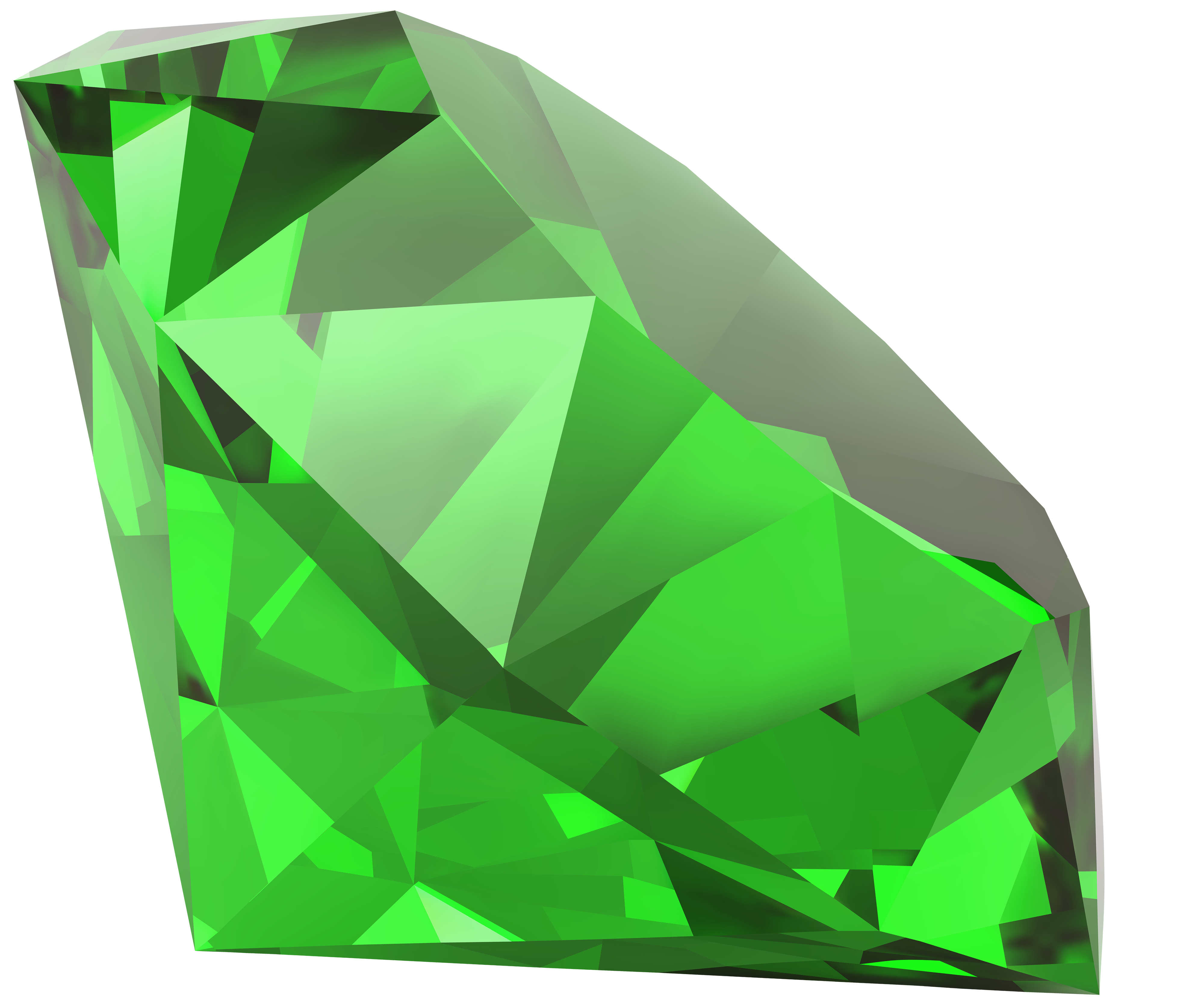 Green Diamond Gemstone Free PNG HQ PNG Image