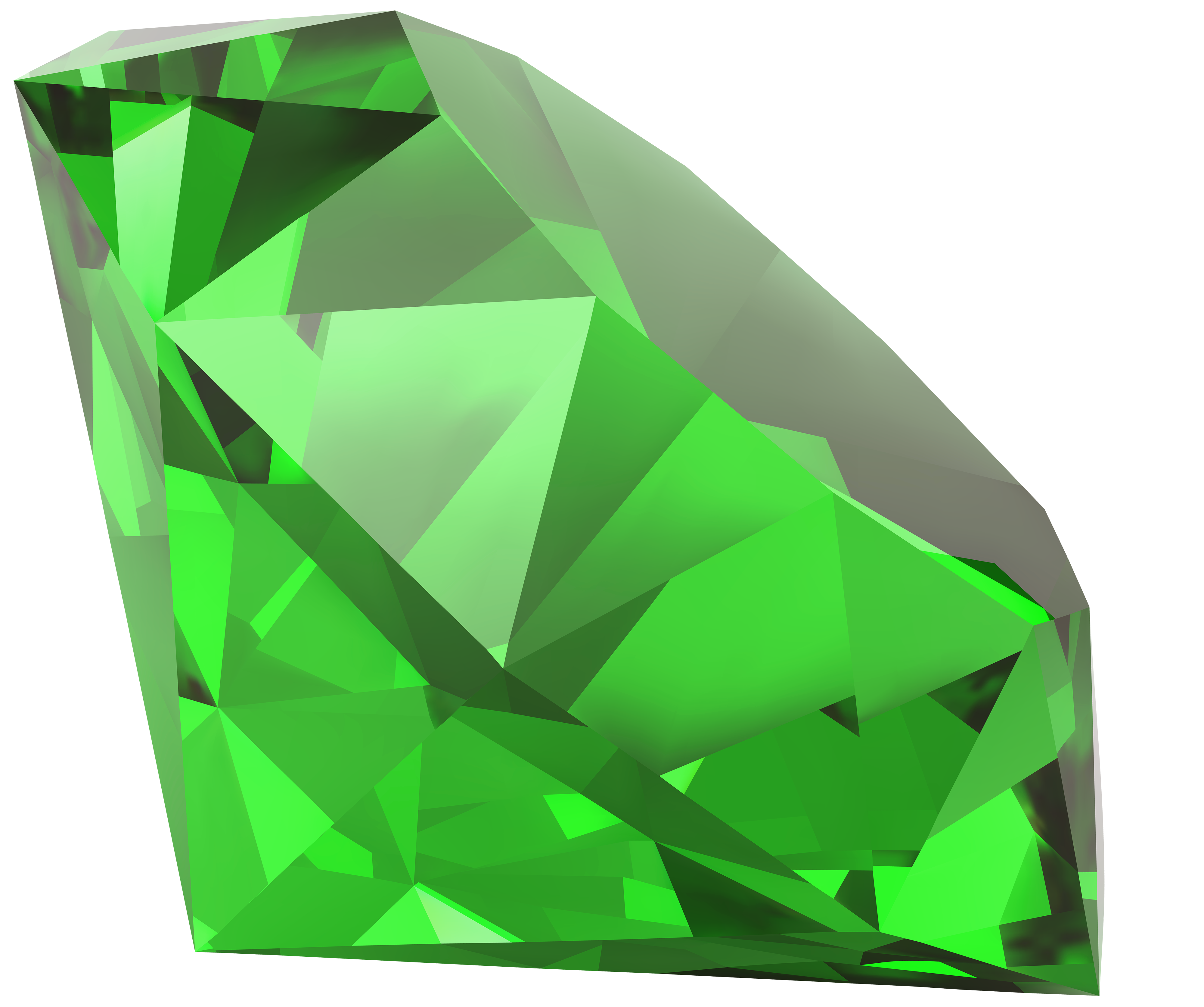 Green Diamond Gemstone Free PNG HQ Transparent PNG Image