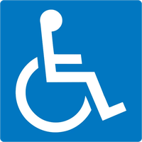 Disabled handicap symbol Transparent PNG Image