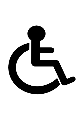 Disabled handicap symbol Transparent PNG Image
