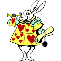 Wonderland Alice Rabbit In PNG Free Photo PNG