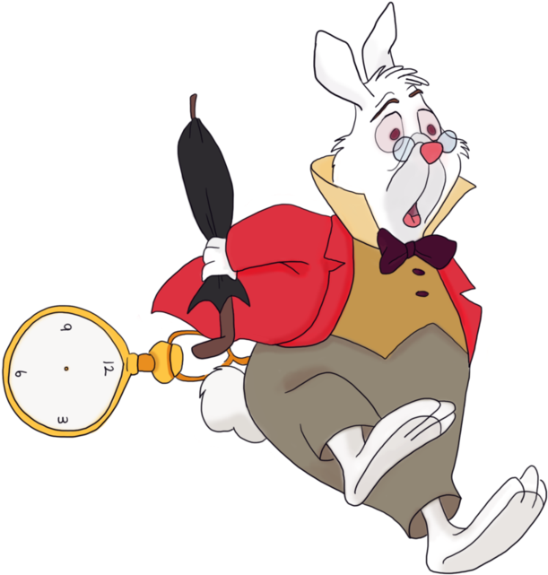 Wonderland Alice Rabbit In Free Download PNG HD PNG Image