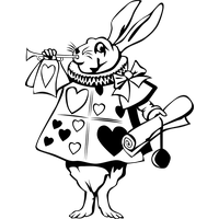 Wonderland Images Alice Rabbit In