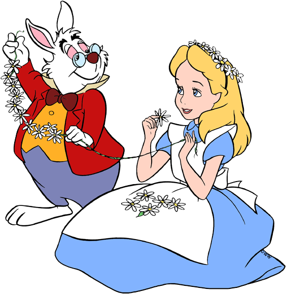 Wonderland Alice Rabbit In Download HQ PNG Image
