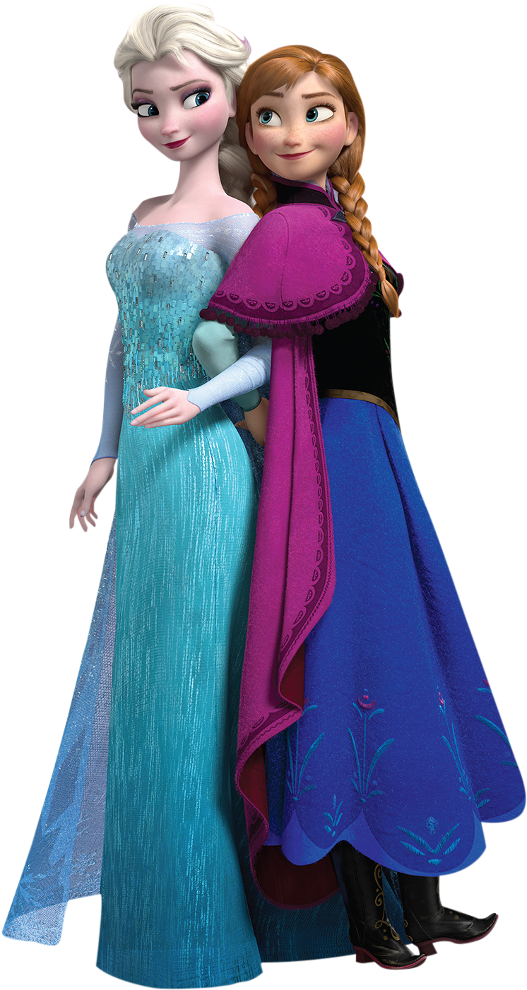 Frozen Elsa Anna Free Clipart HD PNG Image
