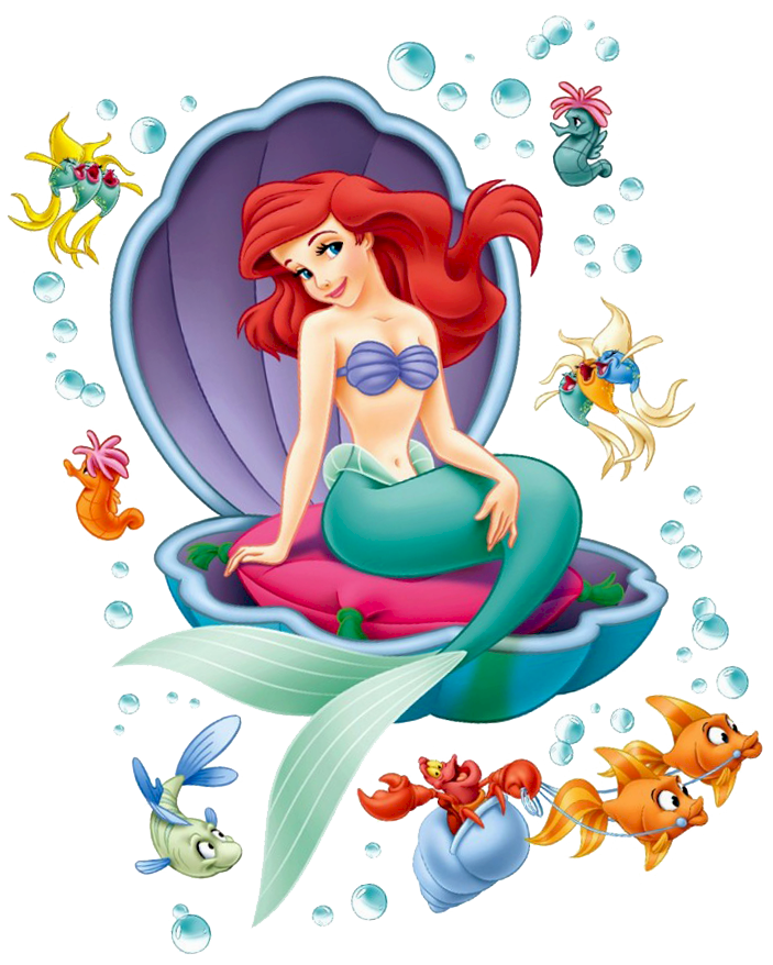 Ariel Mermaid Sebastian Princess Disney PNG Download Free PNG Image