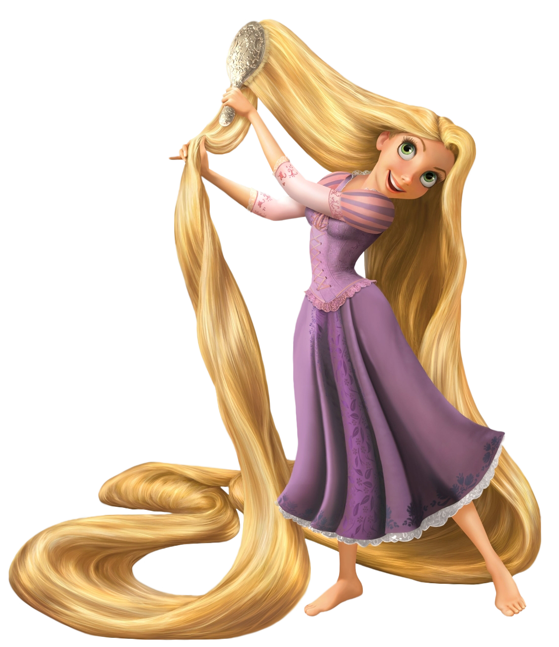 Character Fictional Storybooks Game Figurine Tangled Rapunzel PNG Image