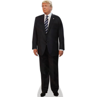 United Trump States Donald Wear Suit Formal PNG Image