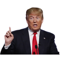 Microphone United Trump Thumb States Donald Presidential PNG Image