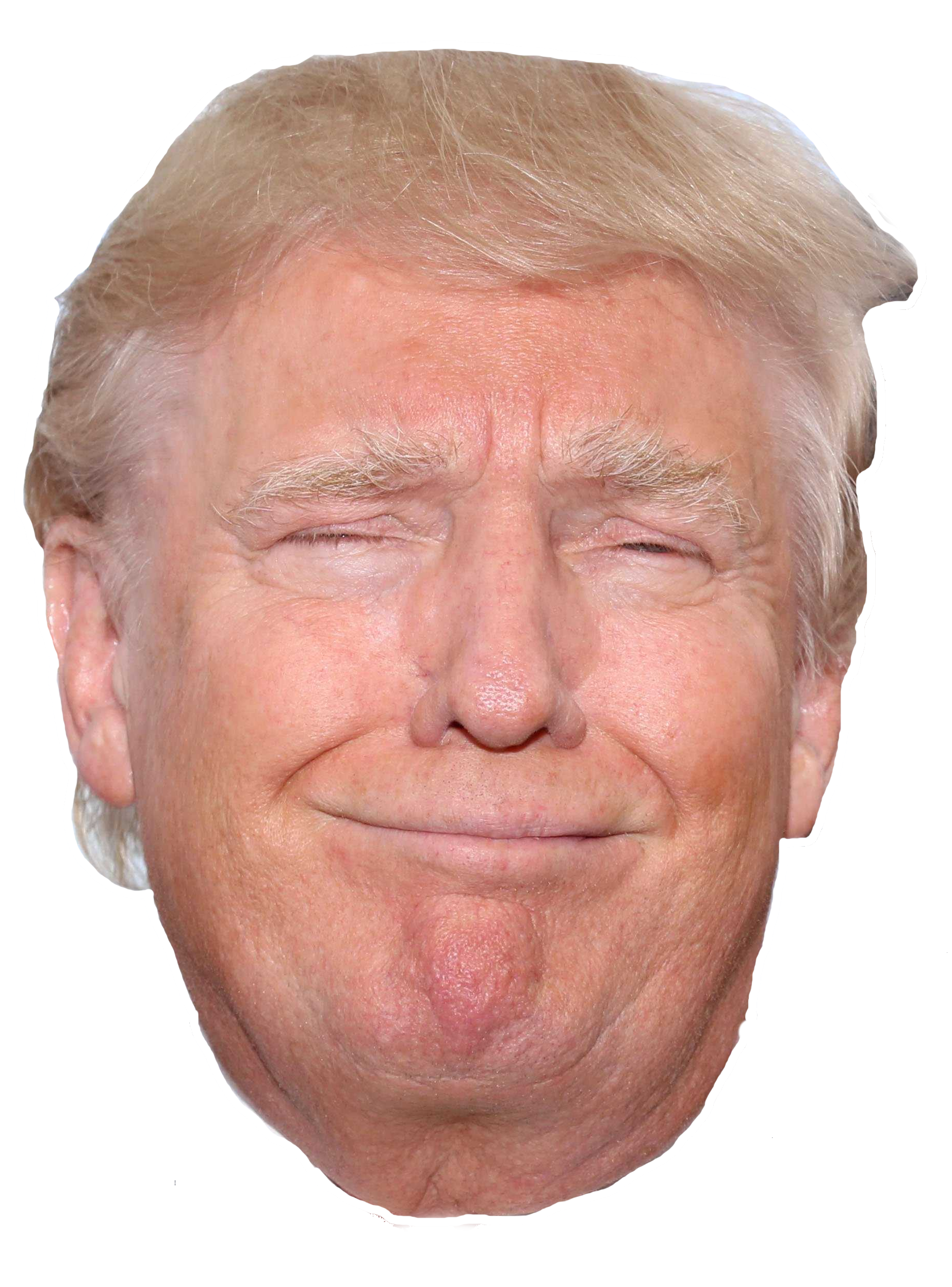 Head United Trump Up States Donald Close PNG Image