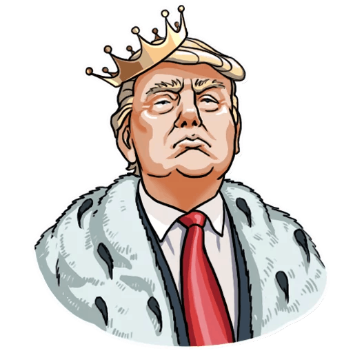 United Trump Sticker States Donald Facial Expression PNG Image