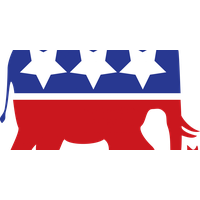 Blue Democratic Behavior Human Party Logo Republican PNG Image