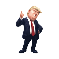 Standing Designer Sheet Trump Donald Human Behavior PNG Image