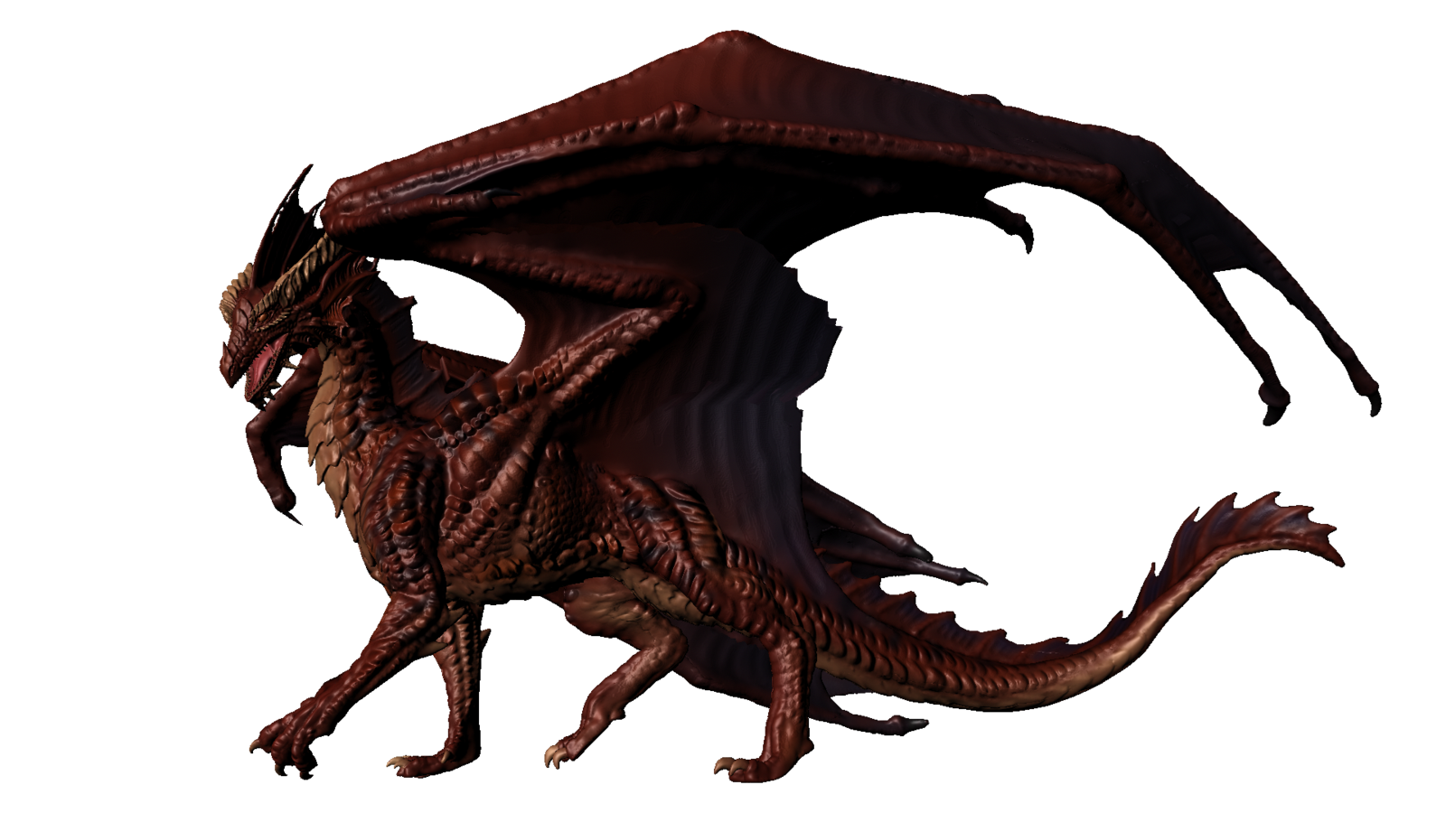 Realistic Dragon Picture PNG Image