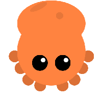Rum Agario Kraken Facial Orange Expression Transparent PNG Image